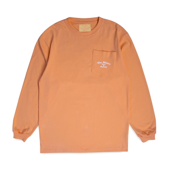 You Matter Now & Forever Long Sleeve T-Shirt- Creamsicle Glow Demetrius Harmon - Picture 2 of 6